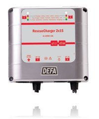 DEFA Rescue lader 2 x 12 V / 230 V