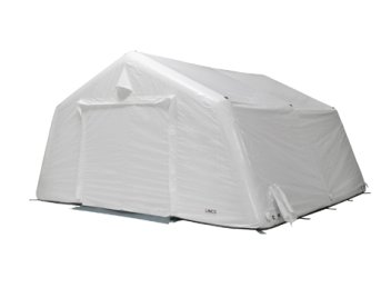 ARZ-H telt, 30 m2, med selvrejsende buer med rrafstivning mellem buerne